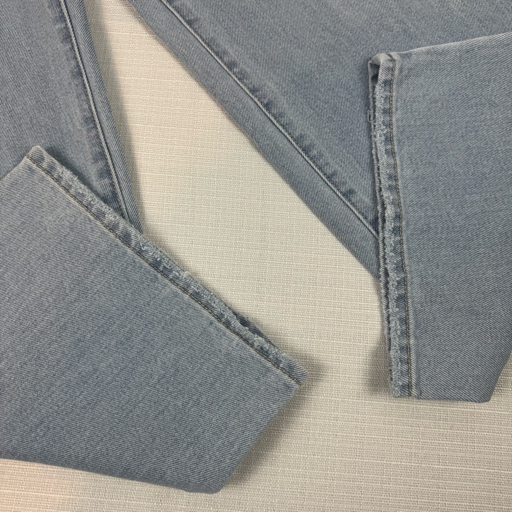 Seven7 Women's High rise Loose Straight Jean Size 18W Light Wash - Picture 6 of 8